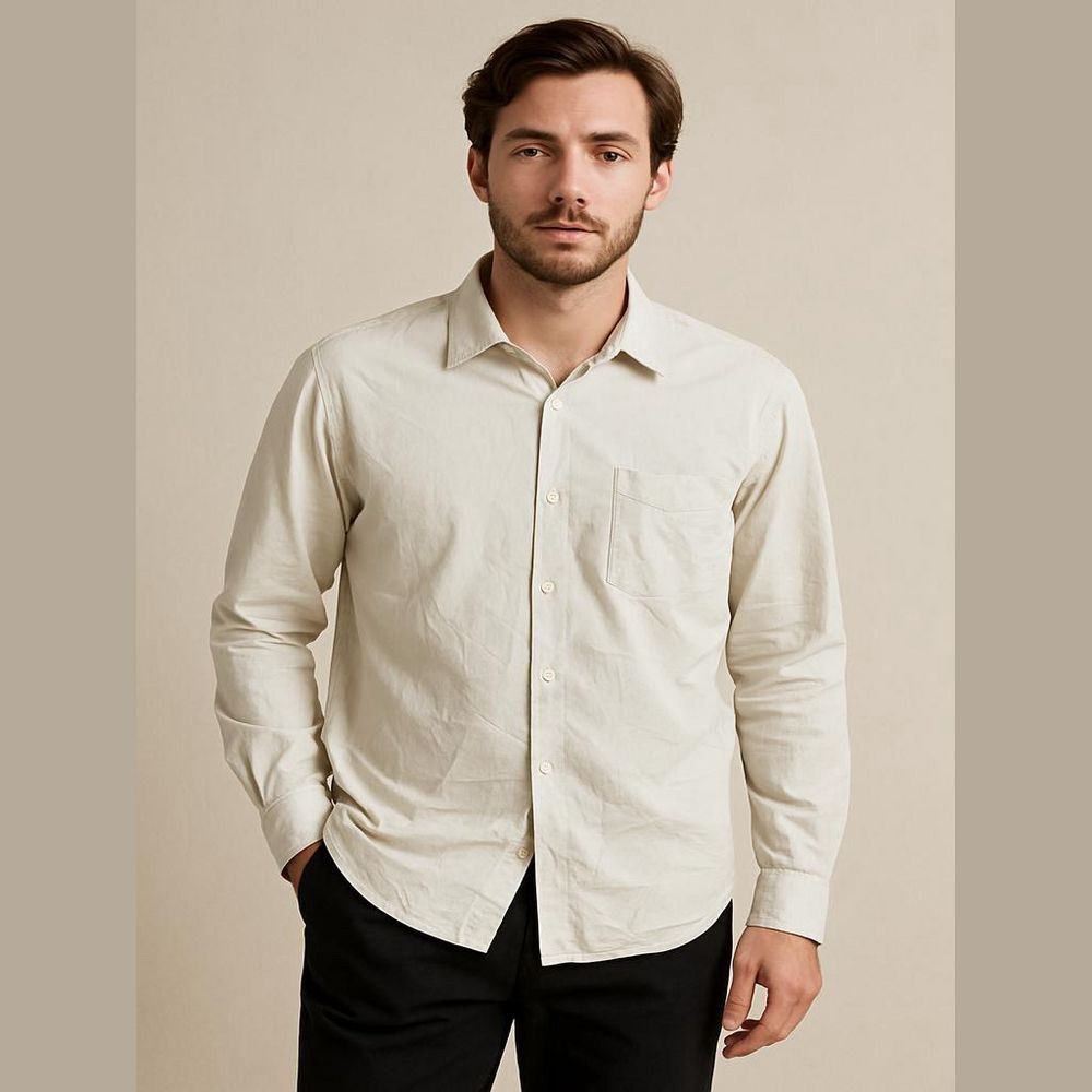 Firethorn Silver Men's Long Sleeve Shirt Extra Large